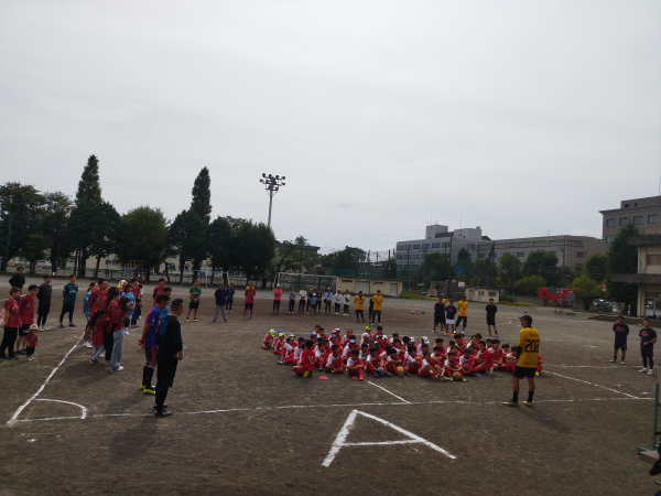 親子サッカー開催