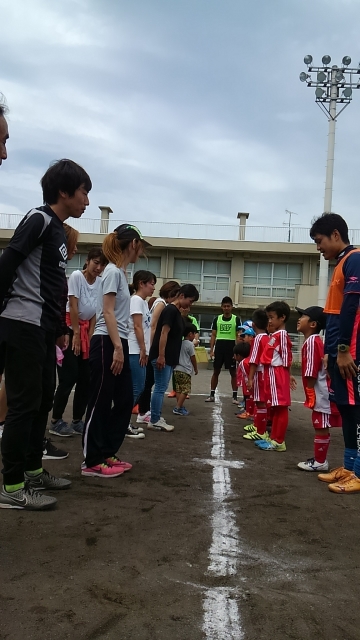 親子サッカー開催