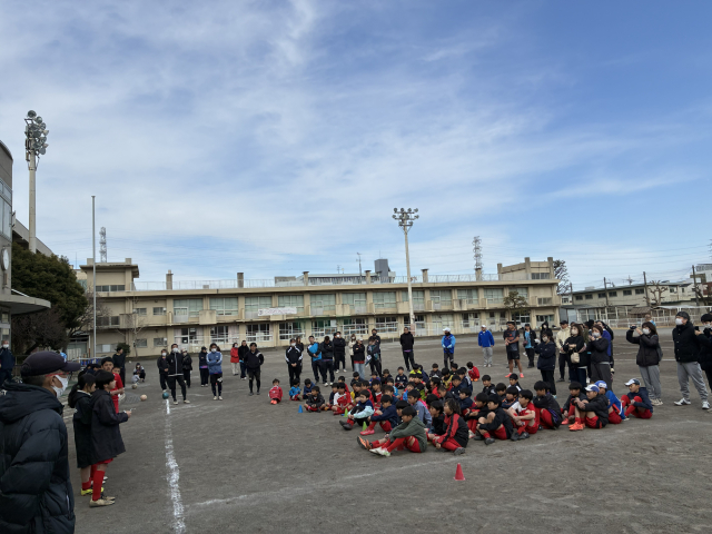 親子サッカー・リフティング大会・卒団式